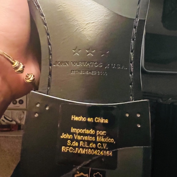 Stunning John Varvatos NYC black back zip boots NWOT size 11 (runs large) - Picture 8 of 8